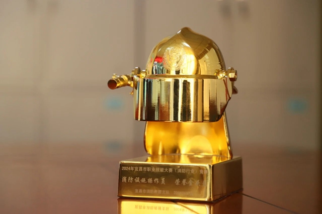 第一！股份公司鄢陽獲頒宜昌市消防設(shè)施操作員“榮譽金頭盔”(圖2)